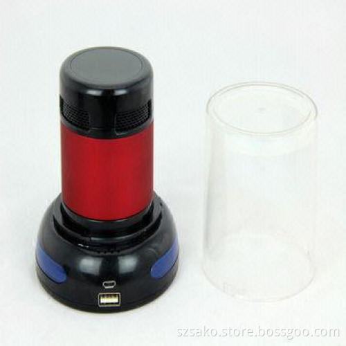 Portable Bluetooth Speaker, with Intelligent Voice Prompts, Sensing Capabilities, Rechargeable Dock